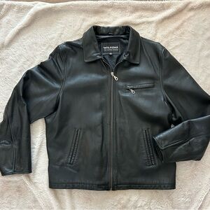 Wilson’s Genuine Leather Coat Black with Thinsulate Lining Size XLT Tall‎